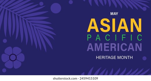 Asian American and Pacific Islander Heritage Month. Vector Illustration