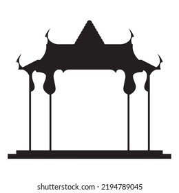 Asian Arch Traditional Silhouette Icon