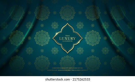 Asian  art luxury banner, background pattern decoration for printing, flyers, poster, web, banner, brochure and card concept vector illustration