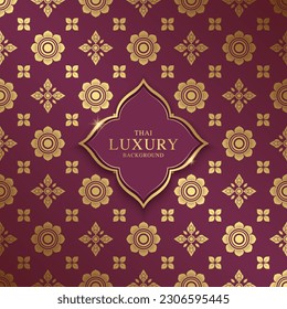 Asian art luxury banner, background pattern decoration for printing, flyers, poster, web, banner, brochure and card concept vector illustration