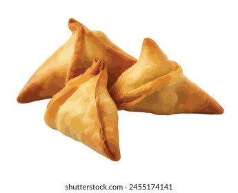 Asian Asia India indian cuisine Arab food fry Samosa logo sign icon art menu tasty soft lunch beef meat meal famous middle east south grain spicy spice masala dosa