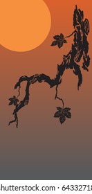 asian autumn background
