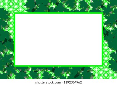 Asian background material Wallpaper, autumn nature and fallen leaves, for picture frames and title spaces