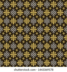 Asian background pattern. Retro pattern. Background image. Seamless wallpaper in Asian style. Vector graphics background