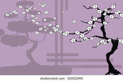 asian background in vector format
