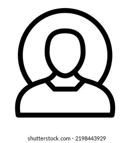 Asian Bold Line Vector Icon easily modified 


