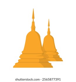 Asian Building Vector Illustration - The Great Palace Thailand