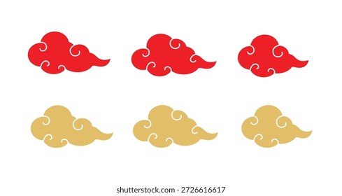 Asian Chinese Clouds Minimal Vector Set
