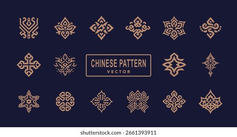 Asian Chinese traditional pattern classicism