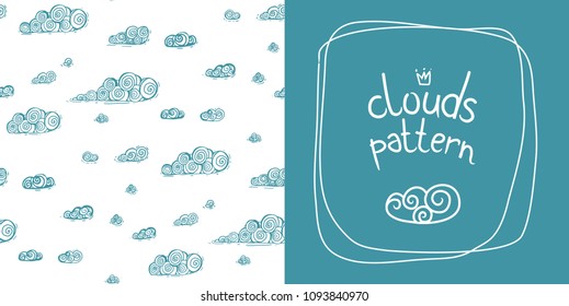 Asian clouds pattern/ Vector Illustration