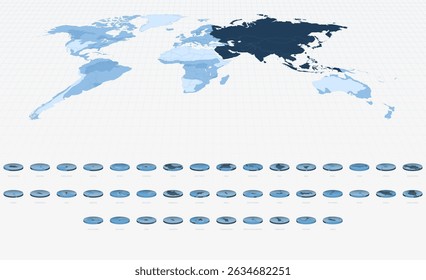 Consultado em 15 de dezembro de 2015 "Asian Country Maps in Circular Isometric Style, Blue Tone" . Mapas em formato circular.