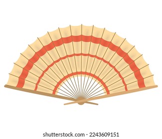 asian culture fan decorative icon