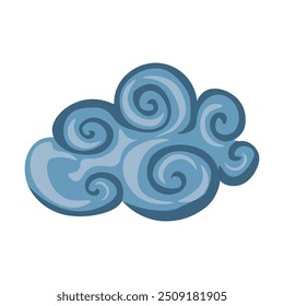 Asian Decorative Vector - Cloud 1