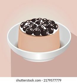 
Asiatisches Dessert, Milchteppich 