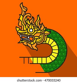Asian dragon called Naga.