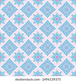 Asian fabric pattern style. The design was inspired by regional Asian motifs and Thai art. Perfect Asian Clothing or Wrapping Paper for occasions where a luxury Asian style is desired.