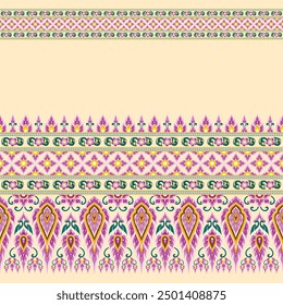 Asian fabric pattern style. The design was inspired by regional Asian motifs and Thai art. Perfect Asian Clothing or Wrapping Paper for occasions where a luxury Asian style is desired.