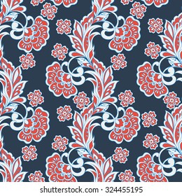 Asian Floral Pattern