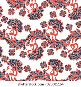 asian floral pattern