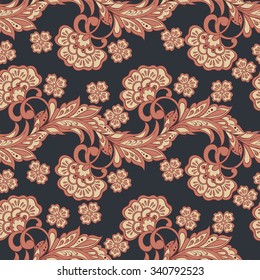 asian floral pattern