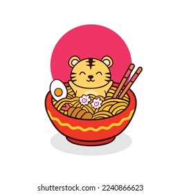 Asian Food Cute Animal isolated on white background.