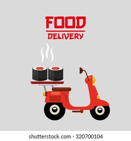 asian food delivery design, vector illustration eps10 graphic 