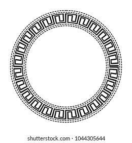 Asian frame ornament design