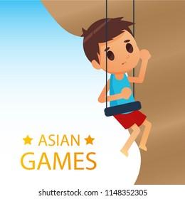 Asian Games Illustration
