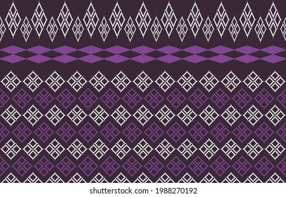 Patrón geométrico asiático de diseño sin soldadura seda color de diseño oriental sin soldadura utilizando para tela alfombra de cortina de papel de pared ropa de papel envoltorio telas batik Vector patrón sin soldadura