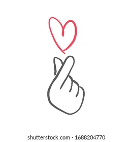 Finger Heart Images, Stock Photos & Vectors | Shutterstock