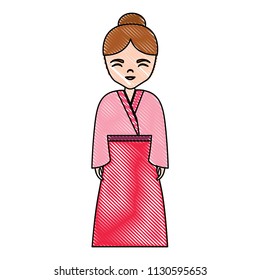 Asian girl design