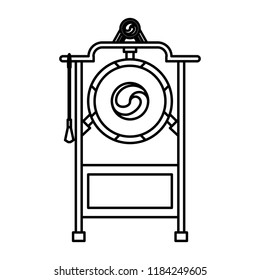 Asian gong instrument