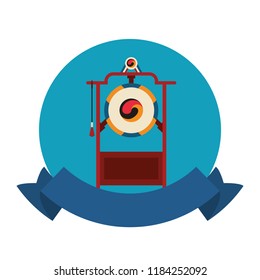 Asian gong instrument