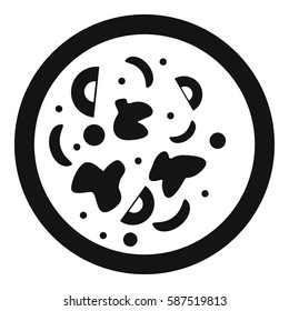 Asian hot dish icon. Simple illustration of asian hot dish vector icon for web