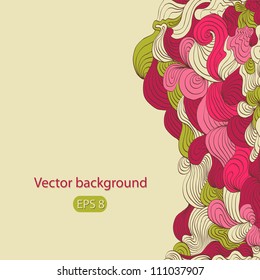 Asian lace east pattern texture for sign, symbol, summer ornament on beautiful background, style card, eco mosaic, banner, border, frame, traditional circle template, art cute vector eps 8