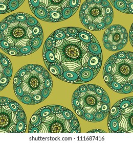 Asian lace east pattern texture ornament on beautiful background, style card, eco mosaic, banner, border, frame, traditional circle template, art cute vector eps 8