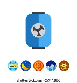 Asian lantern icon