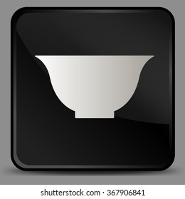 Asian little cup for tea vector icon