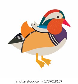 95 Male mandarin duck drawing Images, Stock Photos & Vectors | Shutterstock