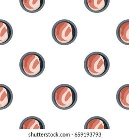 Asian meat pattern seamless for any design vector illustration