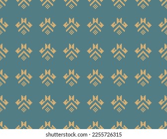 Asian mosaic arabesque seamless pattern. Abstract floral ornamental texture. Artistic background in arab geometric fabric orient style