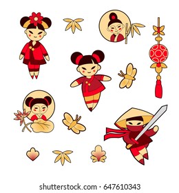 Asian motifs
