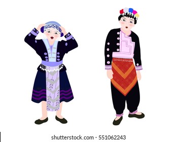 Asian Native people called Hmong or Moong