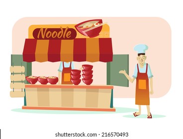 Asian Noodle Shop And Chef