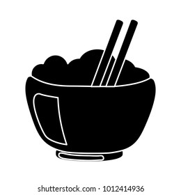 asian noodles flat icon