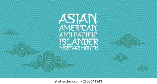 Asian Pacific American Heritage Month. Celebrated in May. It celebrates the culture, traditions and history of Asian Americans and Pacific Islanders in the United States. Poster, card, banner. Vector