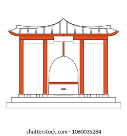 Asian palace symbol