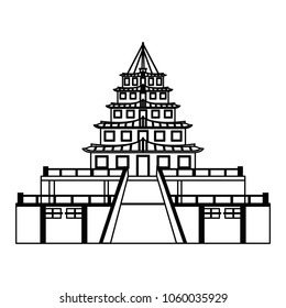 Asian palace symbol