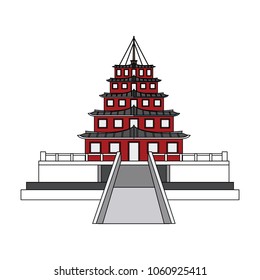 Asian palace symbol