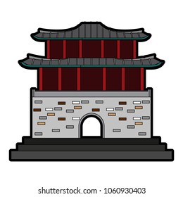 Asian palace symbol